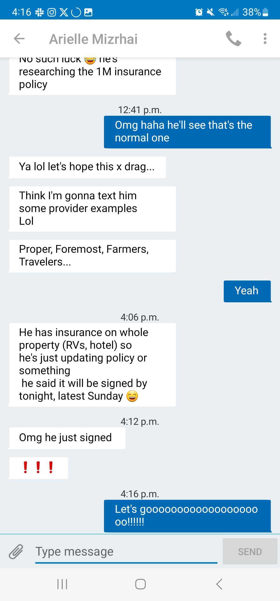 Arielle Getting her First Signed Cohosting Client