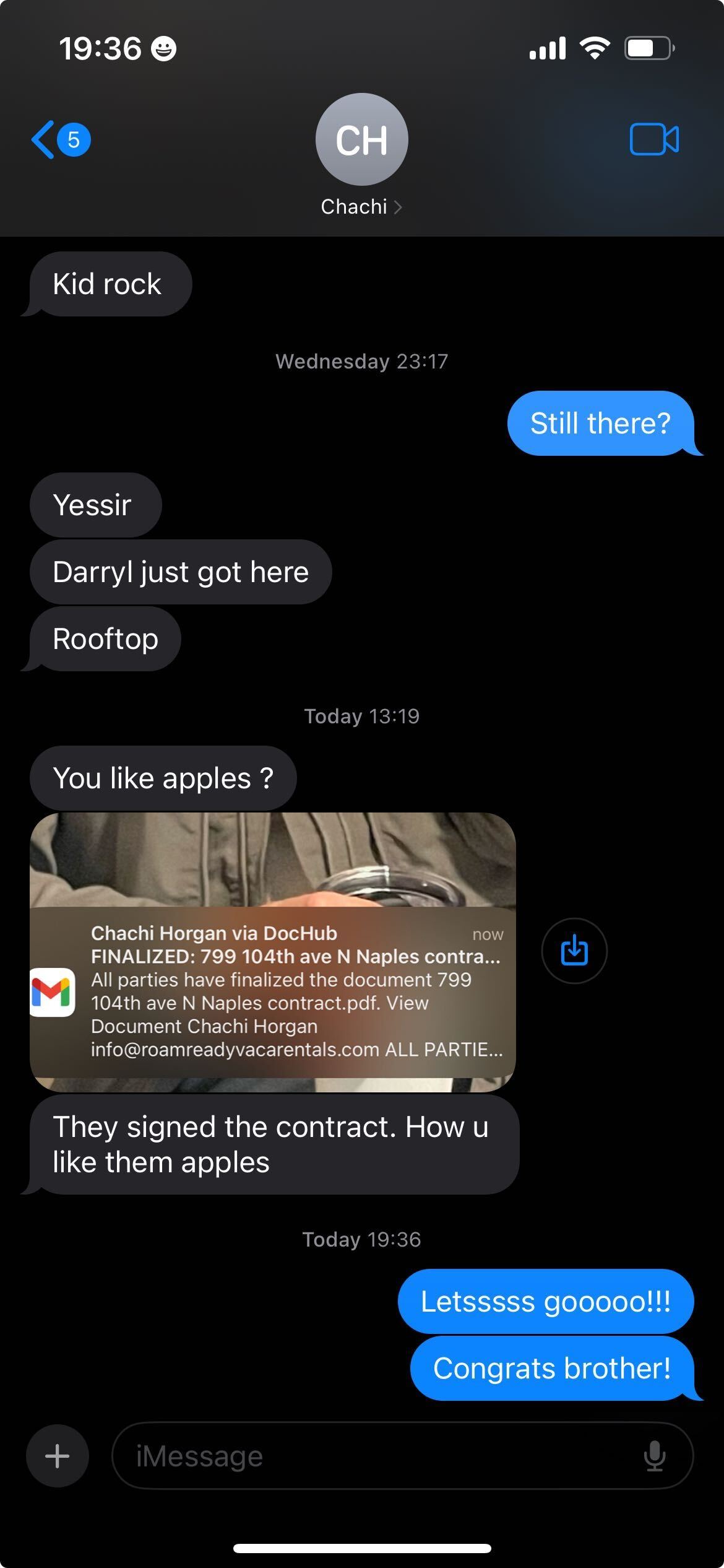 Chachi signing his first cohost deal