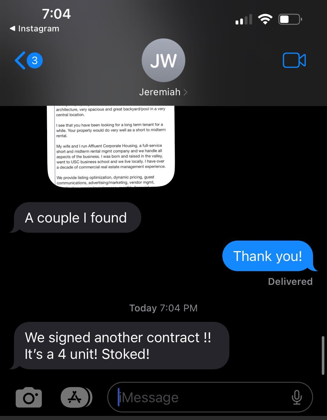 Jeremiah got his first cohost deal in 55 days and now has 6 in 4 months
