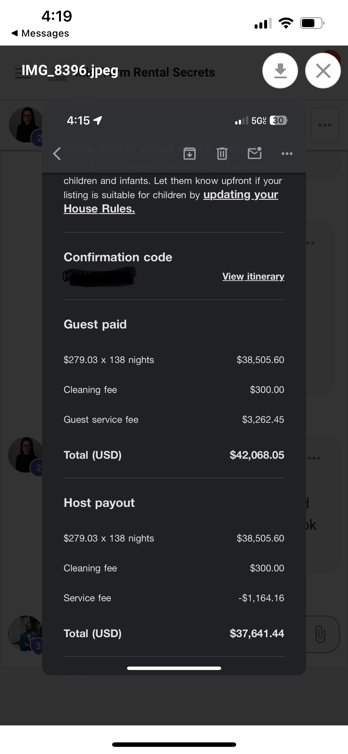 Mid-Term Rental 42k booking! Wow!