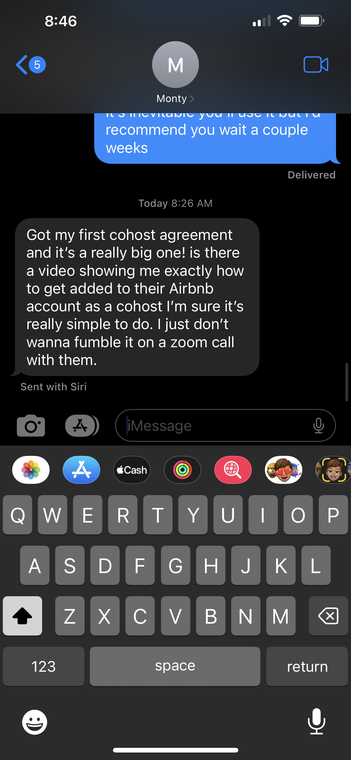 Monty got his first cohost deal!